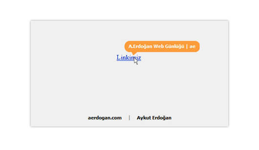 Jquery Title Görünümünü Değiştirme